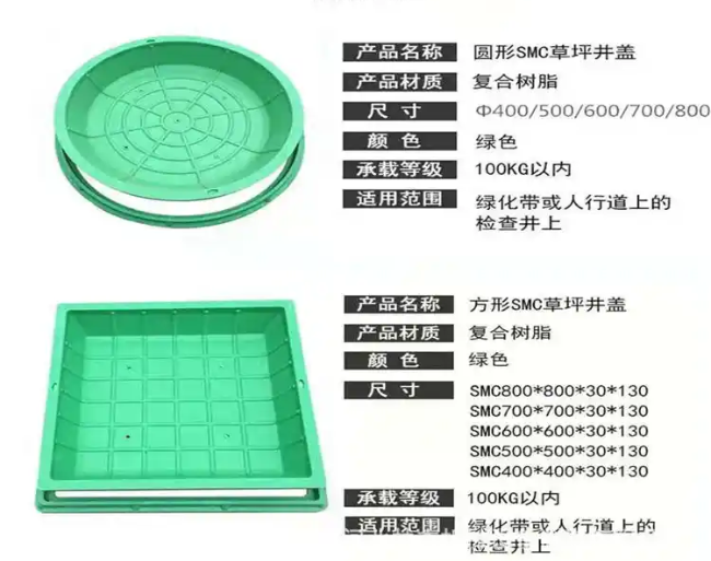 卫辉树脂复合种植井盖展示